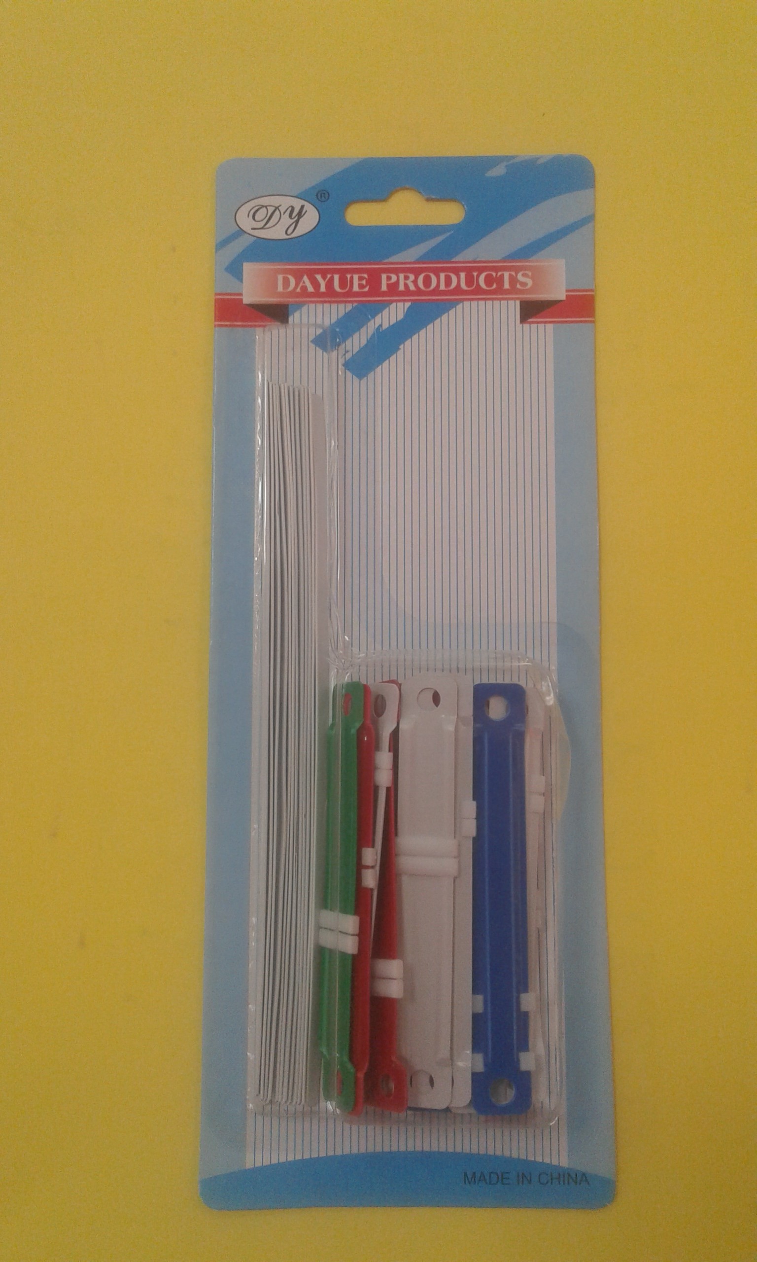 100 Attaches Perforées LAUREL Blanc - Pour Archivage Documents, Capacité 20 Feuilles